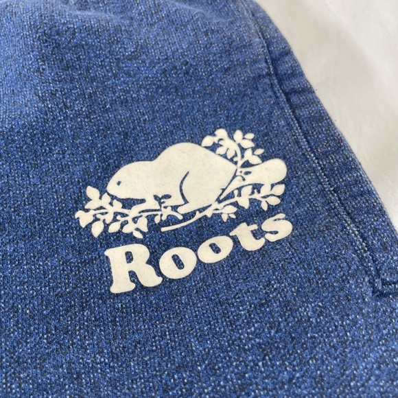 Roots Canada Sweatpants Navy Blue Open Leg Men’s Size Medium - Picture 12 of 14